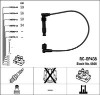 NGK 0808 - Juego de cables de encendido