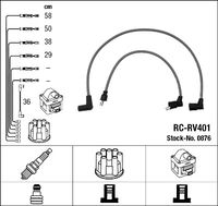 NGK 0876 - Juego de cables de encendido