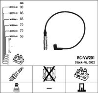 NGK 0932 - Juego de cables de encendido