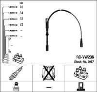 NGK 0967 - Juego de cables de encendido