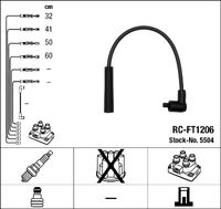 NGK 5504 - Juego de cables de encendido