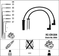 NGK 6864 - Juego de cables de encendido