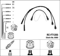 NGK 6980 - Código de motor: 110 F.000<br>Código de motor: 120.000<br>Número de conexiones: 3<br>Diámetro [mm]: 7<br>