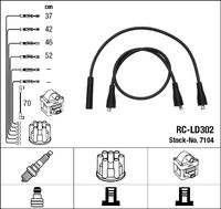 NGK 7104 - Juego de cables de encendido