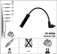 NGK 7200 - Juego de cables de encendido