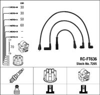 NGK 7205 - Juego de cables de encendido