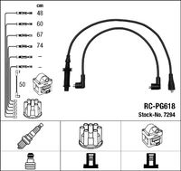 NGK 7294 - Longitud de cable [mm]: 365<br>Longitud de cable [mm]: 495<br>Longitud de cable [mm]: 565<br>Longitud de cable [mm]: 635<br>Cantidad: 5<br>Cable de encendido: Versión de conexión SAE<br>Bobina de encendido: Versión de conexión DIN<br>Distribuidor/rotor de encendido: Versión de conexión DIN<br>Longitud 1 [mm]: 445<br>Versión: Wire Wound Cable<br>para diámetro de conducto [mm]: 7<br>peso neto [kg]: 0,372<br>