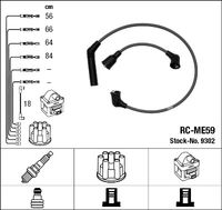 NGK 9302 - Juego de cables de encendido