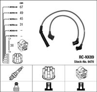 NGK 9478 - Juego de cables de encendido