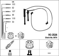 NGK 9874 - Juego de cables de encendido