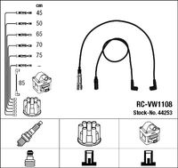 NGK 44253 - Juego de cables de encendido