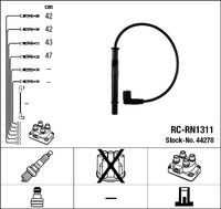 NGK 44278 - Juego de cables de encendido