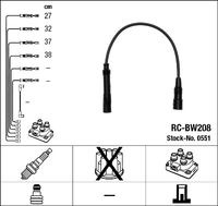 NGK 0551 - Juego de cables de encendido