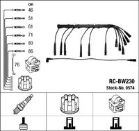 NGK 0574 - Juego de cables de encendido