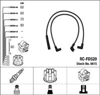 NGK 0615 - Juego de cables de encendido