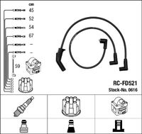 NGK 0616 - Juego de cables de encendido