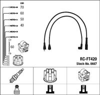 NGK 0667 - Juego de cables de encendido