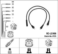 NGK 0725 - Juego de cables de encendido