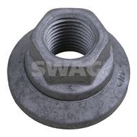 SWAG 10100748 - Espesor [mm]: 18<br>Diámetro exterior [mm]: 30<br>Tamaño de rosca interior: M14 x 1,5<br>Calidad/Clase: 10<br>Ancho de llave: 19<br>Perfil cabeza tornillo/tuerca: Hexágono exterior<br>Fijación de las ruedas: Collar plano<br>Material: Acero<br>Superficie: revestido láminas de zinc<br>Lado de montaje: Eje delantero<br>Lado de montaje: Eje trasero<br>Peso [kg]: 0,040<br>