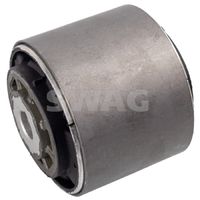 SWAG 10949802 - Espesor [mm]: 38<br>Diámetro interior [mm]: 12<br>Diámetro exterior [mm]: 43,5<br>Diámetro exterior [mm]: 29<br>Material: Caucho/metal<br>Tipo de dirección: para brazo oscilante transversal<br>Lado de montaje: Eje trasero izquierda<br>Lado de montaje: interior<br>Lado de montaje: Eje trasero, derecha<br>Lado de montaje: arriba<br>Lado de montaje: delante<br>Peso [kg]: 0,90<br>