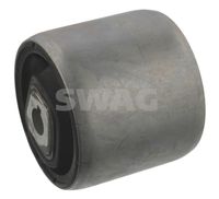 SWAG 20936082 - Espesor [mm]: 48<br>Diámetro interior [mm]: 12<br>Diámetro exterior [mm]: 46<br>Material: Caucho/metal<br>Tipo de dirección: para brazo oscilante longitudinal<br>Lado de montaje: Eje trasero izquierda<br>Lado de montaje: debajo<br>Lado de montaje: delante<br>Lado de montaje: Eje trasero, derecha<br>Forma: ranurado<br>Peso [kg]: 0,112<br>