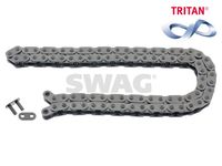 SWAG 20949508 - Modelo cadena: Símplex<br>Dimensión de la cadena de distribución: G53HS-7<br>Dimensión de la cadena de distribución: G53HS-8<br>Superficie: revestido<br>Número de eslabones: 86<br>Lado de montaje: arriba<br>Modelo cadena: cadena cerrada<br>Peso [kg]: 0,243<br>Artículo complementario / información complementaria 2: se requiere herramiente especial para montaje<br>