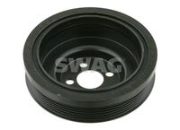 SWAG 30926874 - Unidades accionadas: Alternador<br>Diámetro [mm]: 143<br>Ancho [mm]: 34,5<br>Número de nervaduras: 6<br>Diámetro interior [mm]: 30<br>Vibración: con amortiguador de vibraciones<br>peso [g]: 1400<br>