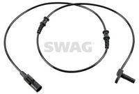 SWAG 33100511 - Tipo de sensor: Sensor activo<br>Longitud de cable [mm]: 996<br>Número de enchufes de contacto: 2<br>Lado de montaje: Eje trasero<br>