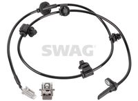 SWAG 33105910 - Tipo de sensor: Sensor activo<br>Longitud de cable [mm]: 1050<br>Número de enchufes de contacto: 2<br>Lado de montaje: Eje trasero izquierda<br>