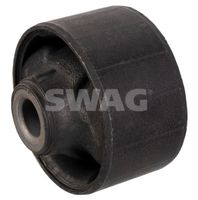 SWAG 33106082 - Espesor [mm]: 54<br>Diámetro interior [mm]: 12,4<br>Diámetro exterior [mm]: 32<br>Material: Caucho/metal<br>Lado de montaje: Eje delantero, izquierda<br>Lado de montaje: debajo<br>Lado de montaje: delante<br>Lado de montaje: Eje delantero, derecha<br>Peso [kg]: 0,113<br>