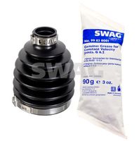 SWAG 33106972 - Lado de montaje: lado de rueda<br>Longitud [mm]: 115<br>Material: TPE (elastómero termoplástico)<br>Diám. int. 1 [mm]: 26<br>Diám. int. 2[mm]: 85<br>