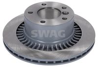 SWAG 33107346 - Lado de montaje: Eje delantero<br>Diámetro exterior [mm]: 315,2<br>Altura [mm]: 83<br>Peso [kg]: 11,12<br>Tipo de disco de frenos: ventilado<br>Espesor de disco de frenos [mm]: 30<br>Espesor mínimo [mm]: 27<br>Número de orificios: 5<br>Diámetro de centrado [mm]: 85<br>