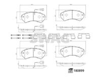 SWAG 33107998 - Carga útil [kg]: 1400<br>Código de carga útil: Carga útil ligera<br>Carga útil [kg]: 1600<br>Código de carga útil: Carga útil ligera<br>Longitud [mm]: 169<br>Ancho [mm]: 61,5<br>Homologación: ECE R90 Approved<br>Número de indicadores de desgaste [por eje]: 2<br>Lado de montaje: Eje delantero<br>Espesor/grosor 1 [mm]: 18,3<br>Contacto avisador de desgaste: con contacto avisador de desgaste<br>Peso [kg]: 2,100<br>Artículo complementario / información complementaria 2: con material de fijación<br>