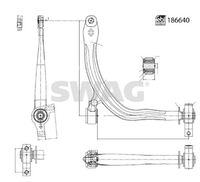 MOOG CISB2209 - Suspensión, Brazo oscilante