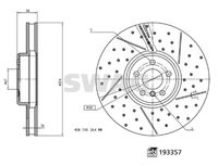 SWAG 33107166 - Frenos: Para vehículos sin frenos deportivos M<br>Frenos: para vehículos sin paquete deportivo M<br>Referencia artículo par: 33 10 7166<br>Espesor de disco de frenos [mm]: 20<br>Llanta, nº de taladros: 5<br>Cantidad de agujeros de fijación: 1<br>Espesor [mm]: 64,3<br>Diámetro exterior [mm]: 330<br>corona de agujeros - Ø [mm]: 112<br>Superficie: revestido<br>Tipo de disco de frenos: ventilación interna<br>Lado de montaje: Eje trasero, derecha<br>Espesor mínimo [mm]: 18,4<br>Diámetro de centrado [mm]: 67<br>Peso [kg]: 9,0<br>