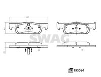 SWAG 33104782 - Barra oscilante, suspensión de ruedas