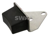 SWAG 37935285 - Longitud [mm]: 120<br>Ancho [mm]: 55<br>Espesor [mm]: 24<br>Diám. de puntos de sujeción [mm]: 9<br>Material: Caucho/metal<br>Lado de montaje: Eje trasero<br>Peso [kg]: 0,145<br>