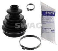 SWAG 40902717 - Longitud [mm]: 82<br>Material: Caucho<br>Lado de montaje: Eje delantero<br>Lado de montaje: lado de rueda<br>Diám. int. 1 [mm]: 23<br>Diám. int. 2[mm]: 80<br>Peso [kg]: 0,213<br>