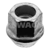 SWAG 40938008 - Espesor [mm]: 23<br>Material: Acero<br>Ancho de llave: 19<br>Diámetro exterior [mm]: 24,5<br>Perfil cabeza tornillo/tuerca: Hexágono exterior<br>Calidad/Clase: 10<br>Superficie: cincado<br>Fijación de las ruedas: Asiento cónico F<br>Tamaño de rosca interior: M12 x 1,5<br>