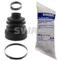 SWAG 50100303 - Longitud [mm]: 93<br>Material: Caucho<br>Lado de montaje: lado de rueda<br>Lado de montaje: Eje delantero<br>Diám. int. 1 [mm]: 22<br>Diám. int. 2[mm]: 89<br>Peso [kg]: 0,225<br>