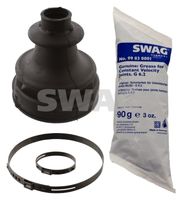 SWAG 50923189 - año construcción hasta: 04/2003<br>Longitud [mm]: 117<br>Material: Termoplástico<br>Lado de montaje: Eje delantero<br>Lado de montaje: lado de rueda<br>Diám. int. 1 [mm]: 28<br>Peso [kg]: 0,25<br>Diám. int. 2[mm]: 87<br>