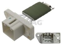 SWAG 50938635 - Color de conector: blanco<br>Número de enchufes de contacto: 4<br>Equipamiento de vehículo: para vehículos con climatizador (regulado manualmente)<br>