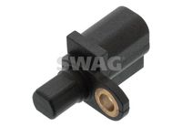 SWAG 50946316 - Lado de montaje: Eje trasero<br>Longitud [mm]: 14<br>Peso [kg]: 0,007<br>Color: negro<br>Material: Plástico<br>Tipo de sensor: Sensor activo<br>Número de enchufes de contacto: 2<br>Color de conector: negro<br>