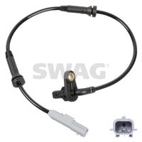 SWAG 60106271 - Número de conexiones: 2<br>Lado de montaje: Eje delantero, izquierda<br>Lado de montaje: Eje delantero, derecha<br>Longitud de cable [mm]: 594<br>Peso [kg]: 0,049<br>