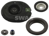 SWAG 62945691 - para número de OPR hasta: 12900<br>Material: Caucho/metal<br>Lado de montaje: Eje delantero<br>Lado de montaje: arriba<br>Peso [kg]: 0,74<br>Artículo complementario / información complementaria 2: con rodamiento de bolas<br>Artículo complementario / información complementaria 2: con material de fijación<br>