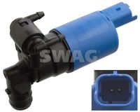 SWAG 64103392 - Tensión [V]: 12<br>Tipo de servicio: eléctrico<br>Número de conexiones: 2<br>Tipo de bomba: Bomba doble<br>