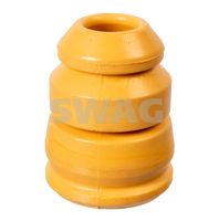 SWAG 64108910 - Ancho [mm]: 80<br>Espesor [mm]: 23<br>Material: Caucho<br>Lado de montaje: arriba<br>Lado de montaje: Eje trasero izquierda<br>Lado de montaje: Eje trasero, derecha<br>Peso [kg]: 0,04<br>