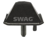 SWAG 64130003 - Longitud [mm]: 28<br>Longitud [mm]: 34<br>Diámetro interior [mm]: 12<br>Diámetro exterior [mm]: 30<br>Material: Caucho/metal<br>Lado de montaje: posterior<br>Tipo de cojinetes: Rodamiento de caucho-metal<br>Peso [kg]: 0,06<br>