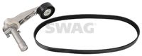 SWAG 64 10 7424 - Juego de correas trapeciales poli V