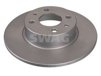 SWAG 70936830 - Lado de montaje: Eje trasero<br>Altura [mm]: 50,6<br>Tipo de disco de frenos: macizo<br>Espesor de disco de frenos [mm]: 10<br>Espesor mínimo [mm]: 9<br>Número de taladros: 2<br>Diámetro exterior [mm]: 251<br>Número de orificios: 4<br>Diámetro de centrado [mm]: 59<br>corona de agujeros - Ø [mm]: 98<br>Superficie: revestido<br>